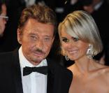 Johnny et Laetitia Hallyday pour la projection de Vengeance à Cannes le 17 mai 2009 