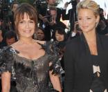 Virginie Efira et Clémentine Célarié lors de la montée des marches du Festival de Cannes le 18 mai 2009
