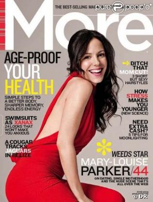 Mary-Louise Parker en couverture de  More 