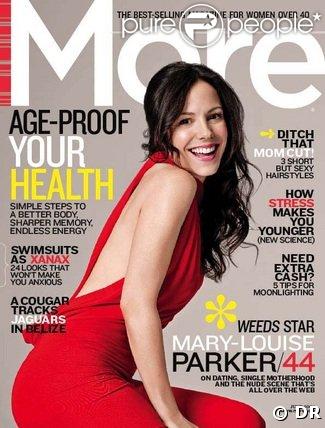 Mary-Louise Parker en couverture de  More 
