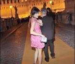 Selma Blair hier soir à Rome