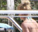 Britney Spears et ses enfants en mars dernier en vacances