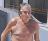 Roberto Cavalli sur son yacht  le 20 mai 209 durant le Festival de Cannes