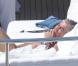 Afef Jnifen sur le yacht de Roberto Cavalli le 20 mai 209 durant le Festival de Cannes