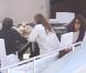 Afef Jnifen sur le yacht de Roberto Cavalli le 20 mai 209 durant le Festival de Cannes