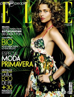 Ana Beatriz Barros sur la couverture de Elle