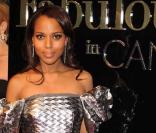 Kerry Washington, des zig-zag sur la robe à la soirée Dolce & Gabbana