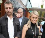 Cécile de Ménibus est à Roland-Garros,a ccompagnée de son mari Yann. 27/05/09