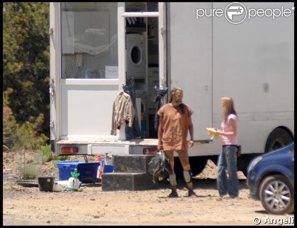 Mads Mikkelsen sur le tournage du 