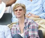 Michèle Laroque et François Baroin à Roland Garros, le 1er juin 2009