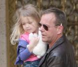 Kiefer Sutherland sur le tournage de 24 à Los Angeles le 1er juin 2009