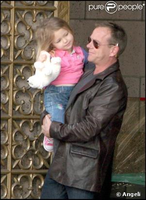 Kiefer Sutherland sur le tournage de 24 à Los Angeles le 1er juin 2009