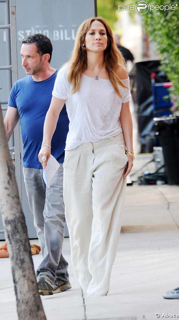 Jennifer Lopez en plein tournage de son nouveau film The Backup Plan