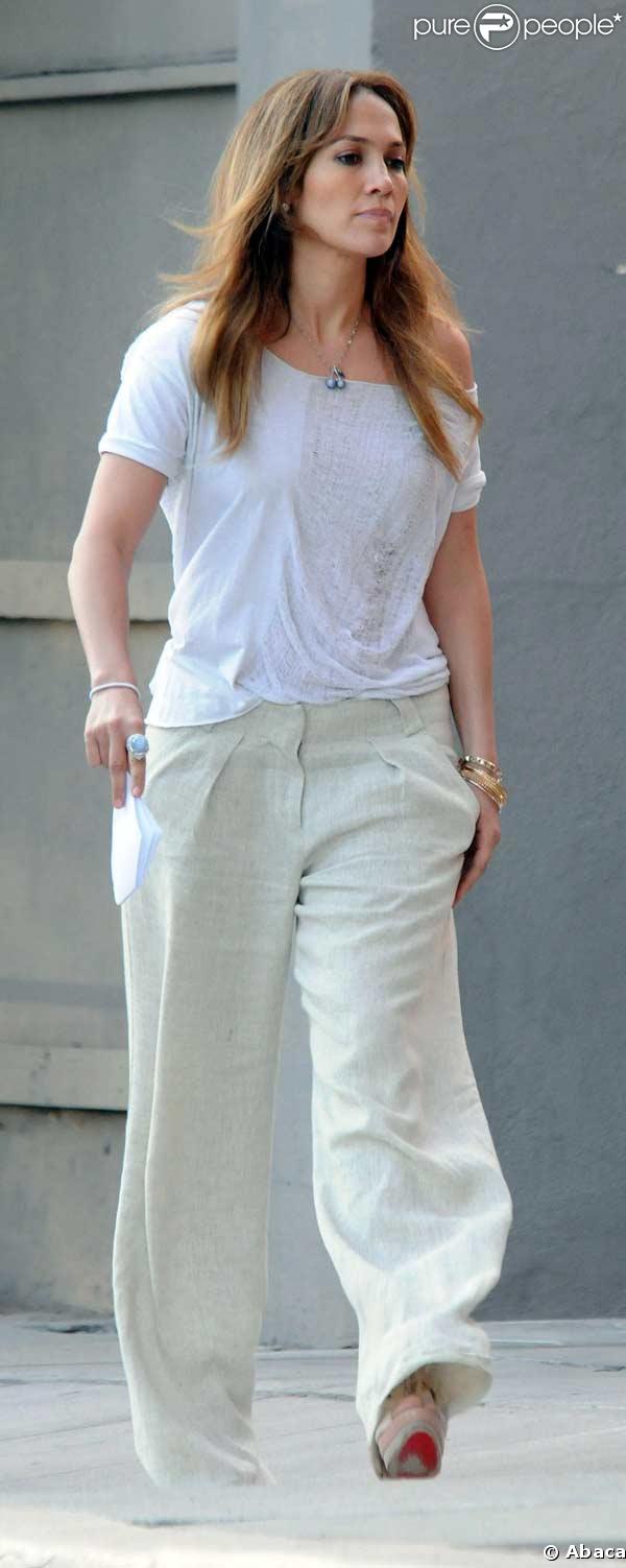 Jennifer Lopez en plein tournage de son nouveau film The Backup Plan