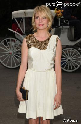 Michelle Williams lors de la soirée organisée par l'association Fresh Air le 4 juin 2009 à New York