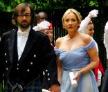 J.k Rowling et son mari Neil Michael Murray lors du gala annuel organisé par Mikhaïl Gorbatchev, le 6 juin à Londres