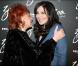 Régine et Isabelle Adjani au lancement du parfum "Zoa Night Perfume", au club Chez Régine, à Paris, hier