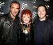 Nikos Aliagas, Régine et Guillaume Galienne au lancement du parfum "Zoa Night Perfume", au club Chez Régine, à Paris, hier