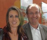 Laurent Fignon et sa femme Valérie