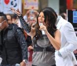 Les Black Eyed Peas en concert à New York au Rockefeller Plaza, le 12 juin 2009