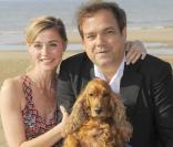Anne Consigny, Didier Bourdon et Woofy, lors du 23e Festival du Cinéma Romantique de Cabourg, qui s'est tenu du 10 au 14 juin 2009 !