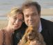 Anne Consigny, Didier Bourdon et Woofy, lors du 23e Festival du Cinéma Romantique de Cabourg, qui s'est tenu du 10 au 14 juin 2009 !