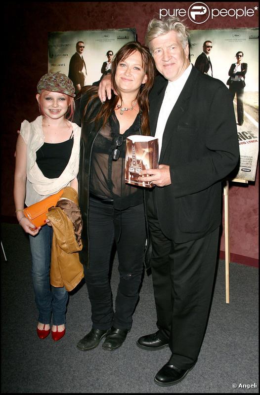 David Lynch, Jennifer Lynch et sa fille pour la projection de Surveillance à Los Angeles le 15 juin 2009