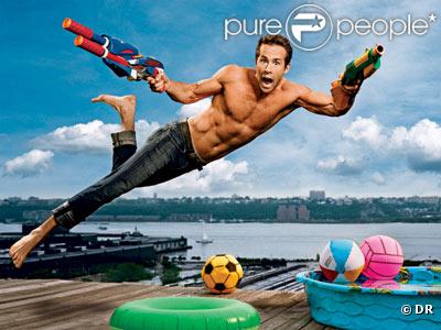 Ryan Reynolds en une du magazine Entertainment Weekly