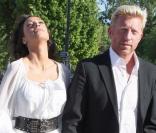 Boris Becker et sa femme Lily 