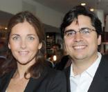 Cristiana Reali et Alex Fiz, lors de l'inauguration de l'Hôtel Renaissance Paris Arc de Triomphe, au 39 avenue de Wagram, le 18 juin 2009 !