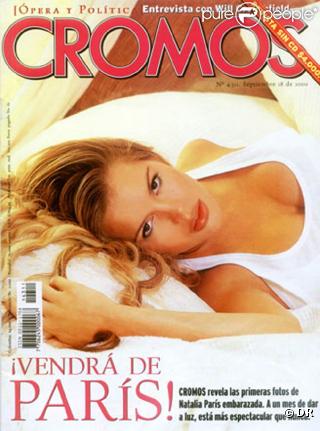 La bombe Natalia Paris, en couverture de Cromos ! 
