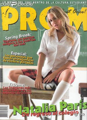 La bombe Natalia Paris, en couverture de Prom !