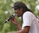Yannick Noah lors de la célébration de la fête de la musique francophone à Central Park à New York le 21 juin 2009