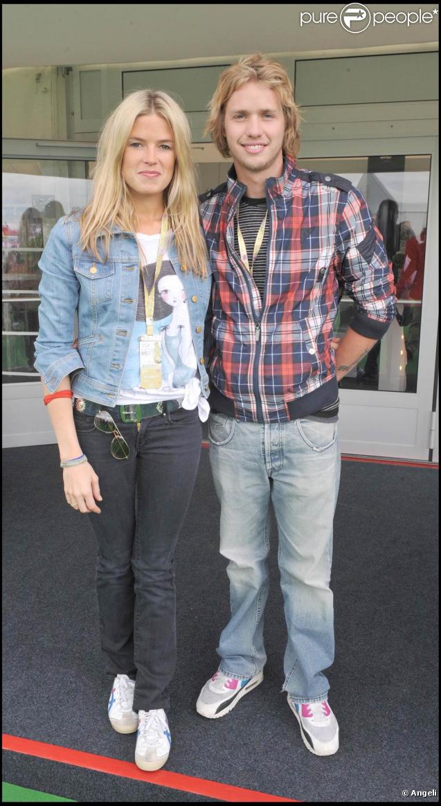 Grand Prix de Silverstone, le 21 juin 2009 : Holly et Sam Branson 