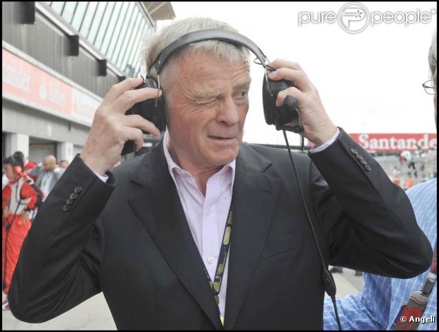Grand Prix de Silverstone, le 21 juin 2009 : Max Mosley, en pleine tourmente avec l'élaboration de la prochaine saison de F1 