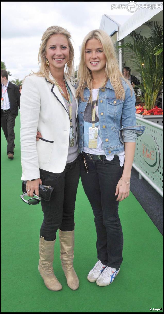 Grand Prix de Silverstone, le 21 juin 2009 : Isabelle Calthorpe et Holly Branson 