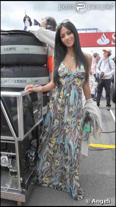 Grand Prix de Silverstone, le 21 juin 2009 : Nicole Scherzinger 