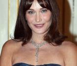 Carla Bruni et Nicolas Sarkozy reçoivent l'Emir du Qatar et son épouse pour un dîner d'Etat. 22 juin 2009.