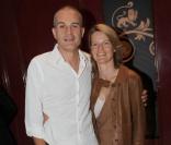 Laurent Weil et sa femme Fiona à la soirée Chivas chez Castel