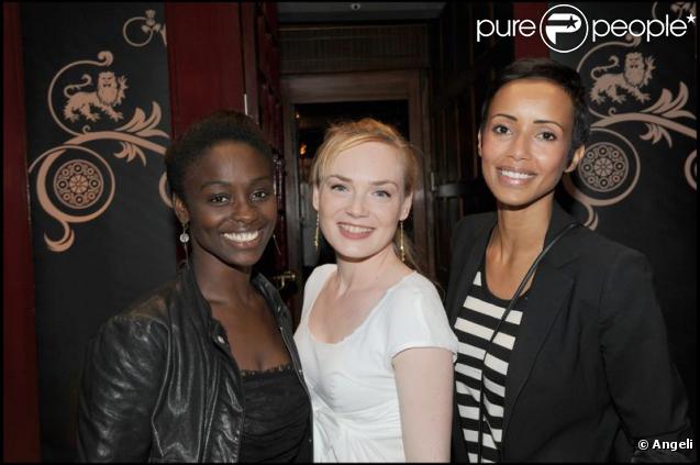Aïssa Maïga, Julie Judd et Sonia Rolland à la soirée Chivas chez Castel