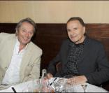 Patrick Bouchitey et Jean-Pierre Kalfon à la soirée Chivas chez Castel