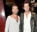 Titoff et son frère Laurent à la soirée Chivas chez Castel