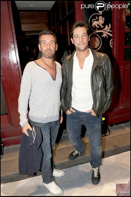 Titoff et son frère Laurent à la soirée Chivas chez Castel