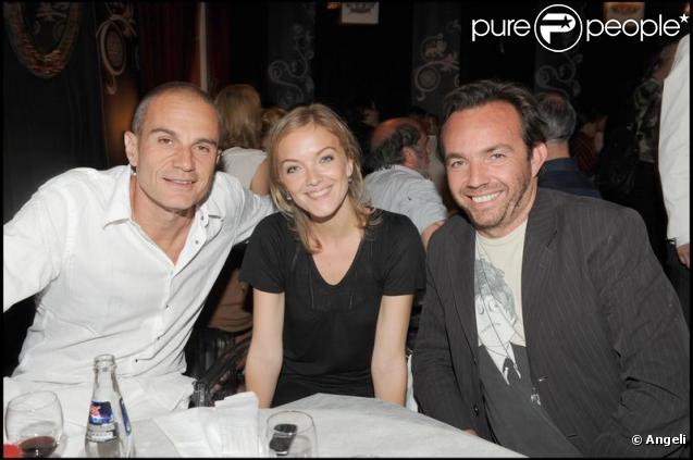 Laurent Weil, Maya Lauqué et Alexis Trégarot à la soirée Chivas chez Castel