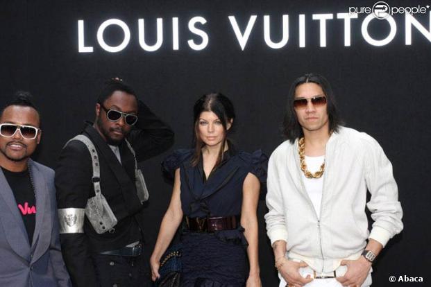 Les Black Eyed Peas au défilé Louis Vuitton, au 104. 25/06/09