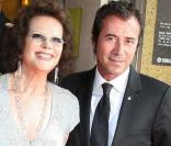 Claudia Cardinale et Bernard Montiel hier au gala pour l'aide aux enfants réfugiés à Paris