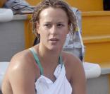 Federica Pellegrini aux Jeux Méditerranéens de Pescara (Italie), le 28 juin 2009