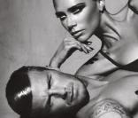 David Beckham et Victoria Beckham très complices pour Emporio Armani