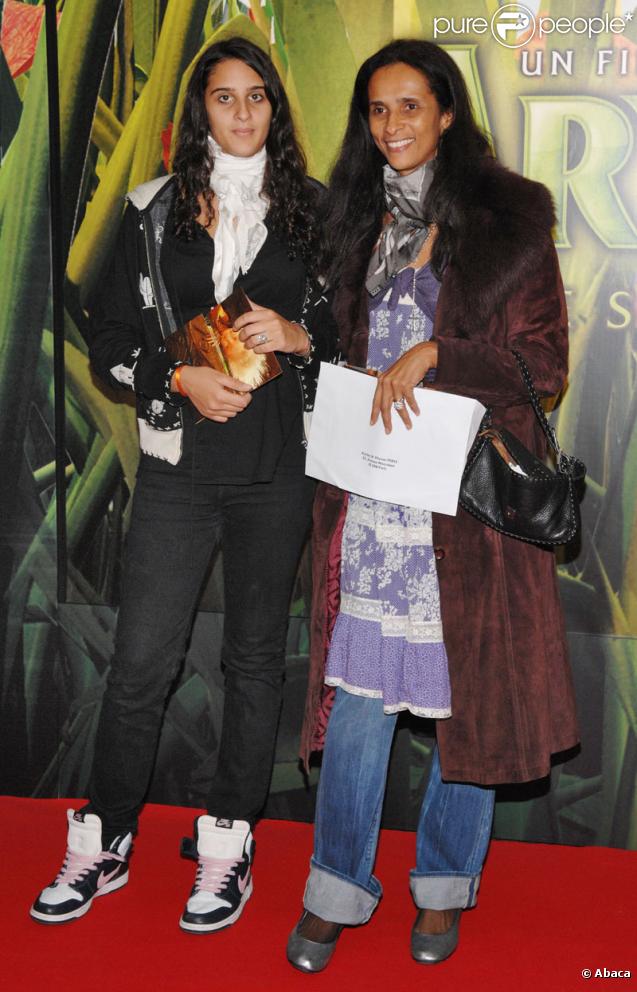 Karine Silla et sa fille Roxanne 