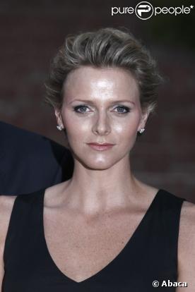 Charlene Wittstock lors du cocktail organisé par l'Amaury Sport Organisation, au Monte-Carlo Bay Hotel, le 3 juillet 2009